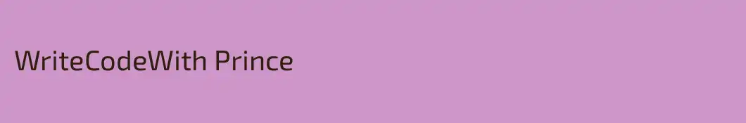 WriteCodeWith Prince